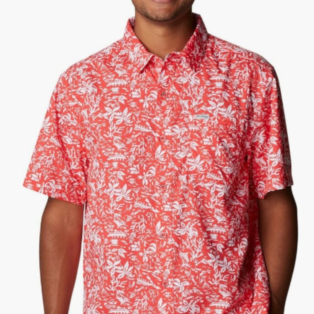 Columbia Men's Super Slack Tide Camp Shirt- Size Small